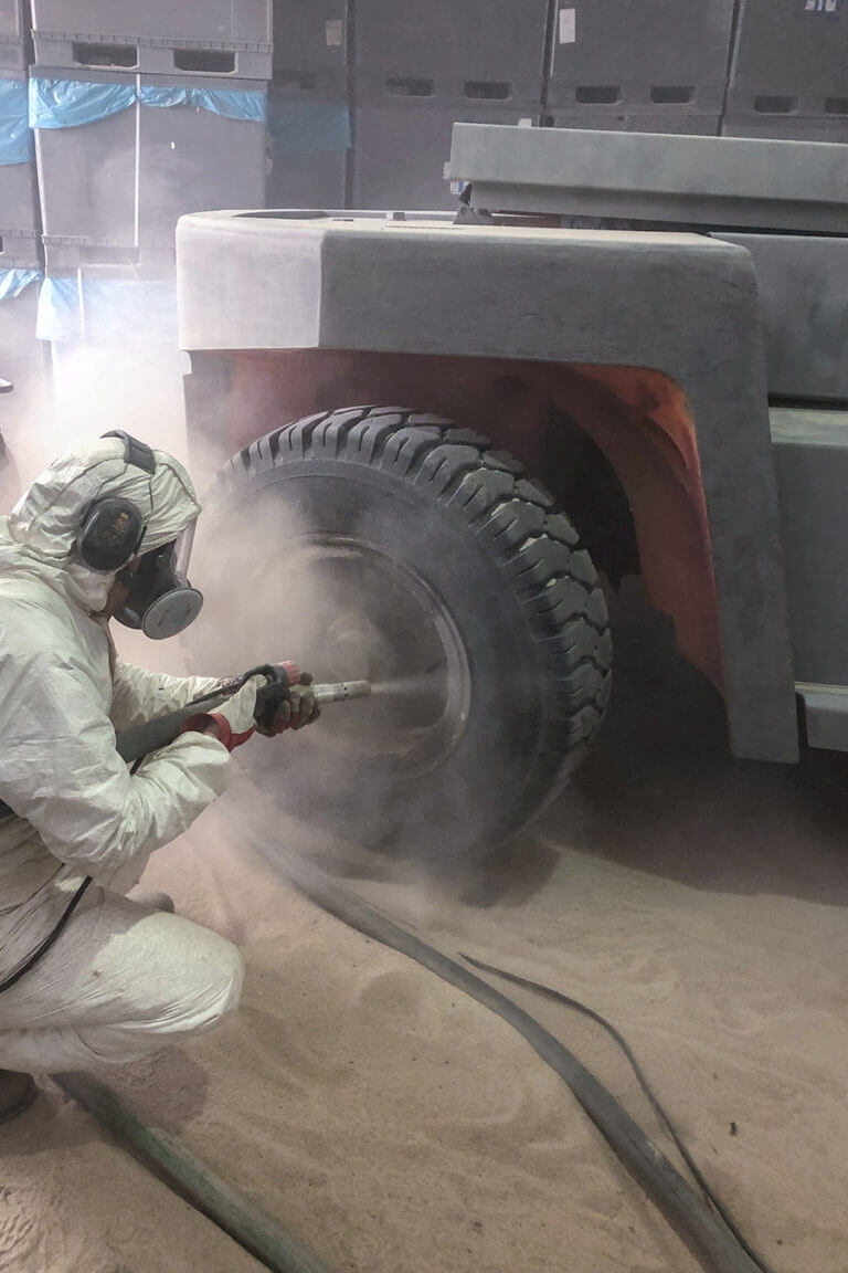 Renowacja wózka widłowego